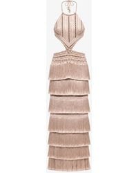 PATBO - Fringe Knit Dress - Lyst