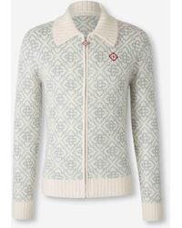 CASABLANCA - Strickjacke Mit Reißverschluss - Lyst
