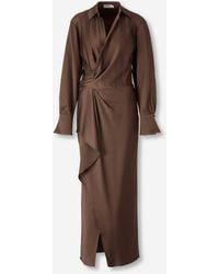 Jonathan Simkhai - Asymmetrisches Midi-Kleid - Lyst