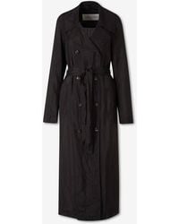 Dries Van Noten - Cupro Fine Trench Coat - Lyst