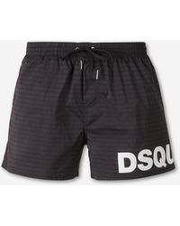DSquared² - Badeanzug Mit Monogramm-Logo - Lyst