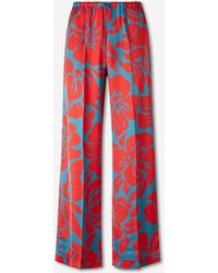 Dries Van Noten - Printed Straight Leg Trousers - Lyst