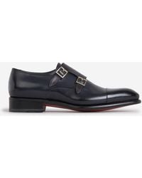 Santoni - Scarpe Con Doppia Fibbia - Lyst
