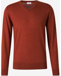 Santa Eulalia - Cashmere V-Neck Sweater - Lyst