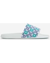 CASABLANCA - Terry Slider Flip Flops - Lyst