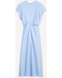 TOTEME - Short Sleeve Midi Dress - Lyst