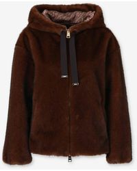 Herno - Short Coat Fur - Lyst