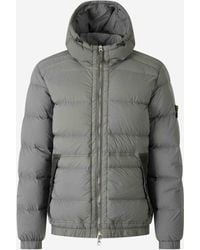 Stone Island - Plumífero Corto Técnico - Lyst