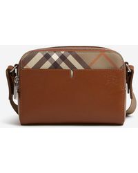 Burberry - Pop Check Shoulder Bag - Lyst
