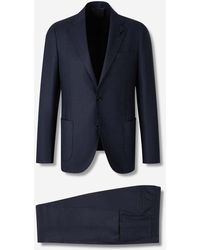 Lardini - Straight Wool Suit - Lyst