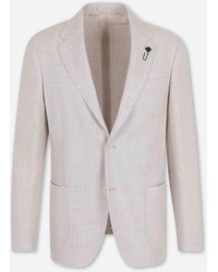 Lardini - Blazer Straight Wool - Lyst