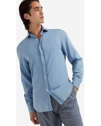 Brunello Cucinelli - Camisa Algodón Lisa - Lyst