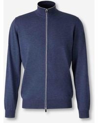 Santa Eulalia - Wool Cardigan Zipper - Lyst