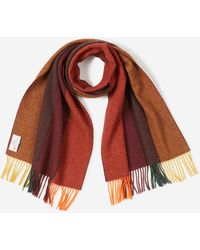 Santa Eulalia - Wool Striped Scarf - Lyst