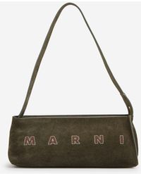 Marni - Rectangular Suede Bag - Lyst