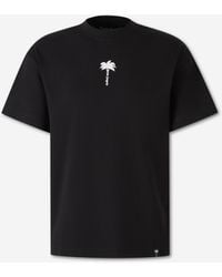 Palm Angels - Short Sleeve T-Shirt Palm Tree - Lyst