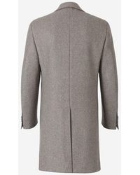 Canali Wool Coat Kei Style - Grey