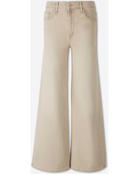 Mother - Flared Cotton Jeans - Lyst