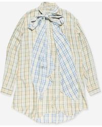 Acne Studios - Plaid Shirt Dress - Lyst
