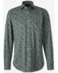 Vincenzo Di Ruggiero - Printed Cotton Shirt - Lyst