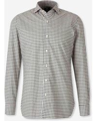Luigi Borrelli Napoli - Checked Cotton Shirt - Lyst