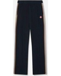 CASABLANCA - Culture Café Knit Trousers - Lyst