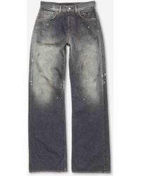 Acne Studios - Wide Leg Jeans Paint Effect - Lyst