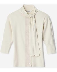 Lemaire - Ascot Knit T-Shirt - Lyst