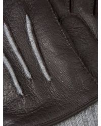 Santa Eulalia Leather And Cashmere Gloves - Multicolor