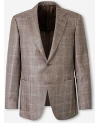 Canali - Americana Recta Cuadros - Lyst