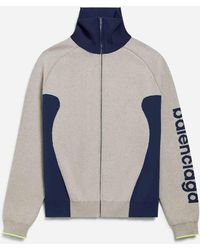 Balenciaga - Zip-Up Knit Cardigan - Lyst