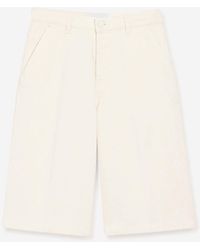 Ami Paris - Wide-Leg Bermuda Shorts - Lyst