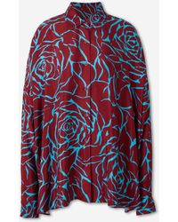 Dries Van Noten - Flowy Blouse With Graphic Pattern - Lyst