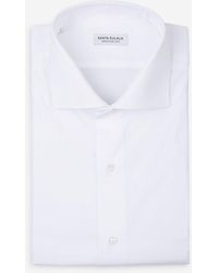 Santa Eulalia - Camisa Lisa Algodón - Lyst