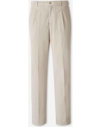 Marco Pescarolo - Corduroy Straight Trousers - Lyst