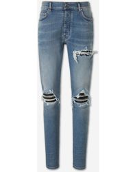 Amiri - Ripped Slim Jeans - Lyst