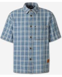 Burberry - Short Sleeve Plaid Shirt - Lyst