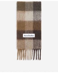 Acne Studios - Wool Plaid Scarf - Lyst