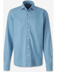 Vincenzo Di Ruggiero - Plain Cotton Shirt - Lyst