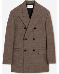 Ami Paris - Blazer Estampada Cruzada - Lyst