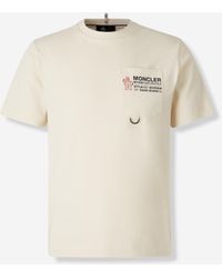 Moncler - Rundhals-T-Shirt - Lyst