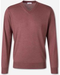 Santa Eulalia - Thin V-Neck Sweater - Lyst