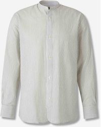 Officine Generale - Chemise En Coton À Rayures - Lyst
