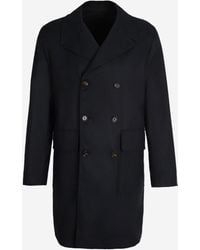 KIRED - Double-Breasted Reversible Coat - Lyst