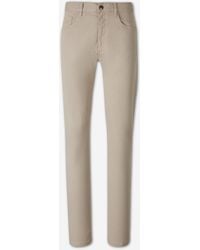 Canali - Classic Straight Leg Jeans - Lyst