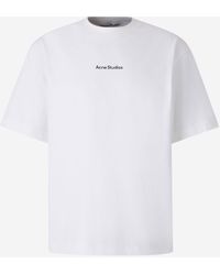 Acne Studios - T-Shirt Oversize À Logo - Lyst