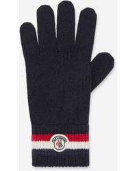 Moncler - Tricolor Wollhandschuhe - Lyst