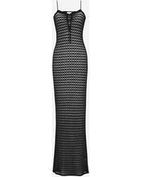 Saint Laurent - Maxi Knitted Dress - Lyst