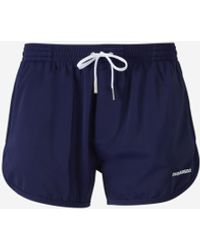 DSquared² - Maillot De Bain En Lycra À Logo - Lyst
