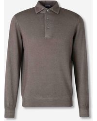Santa Eulalia - Polo Collar Sweater - Lyst